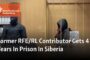 Ex-RFE/RL Collaborator Receives Siberian Prison Sentence of Four Years